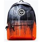 Hype Unisex Orange Drips Crest Backpack