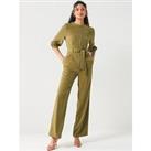 V By Very Ls Straight Leg Jumpsuit