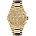 Olivia Burton 38Mm Hexa Multifunction Champagne & Gold Bracelet Watch