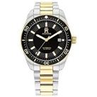 Tommy Hilfiger Automatic Two Tone Stainless Steel And Gold Plated Men'S Watch