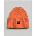 Superdry Workwear Knitted Beanie Hat - Bright Orange