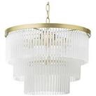 Bhs Aubrey Frosted Glass 5 Light Pendant