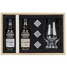 Glengoyne Whisky Giftset With Stones And Glass In Wooden Box