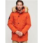 Superdry Everest Faux Fur Hooded Parka - Orange
