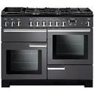 Rangemaster Professional Deluxe Pdl110Dffsl/C 110Cm Dual Fuel Range Cooker - Slate - A/A Rated