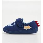 V By Very Younger Boys Dino Cup Sole Slipper - Navy