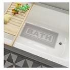 Croydex Bath Rubber Bath Mat- Grey