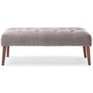 Very Home Chesterfield Bench - Grey - Fsc Certified