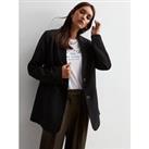 New Look Black Long Sleeve Relaxed Fit Blazer