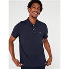 Gant Reg Shield Shortsleeve Pique Polo Shirt - Dark Blue