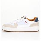 Levi'S Glide Faux Leather Trainers - White