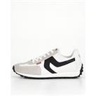 Levi'S Stryder Red Tab Suede Trainers - White/Black