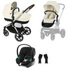 Cybex Eos Luxury 2-In-1 Pushchair Bundle With R129 Aton B2 I-Size Car Seat (Leatherette Handle)