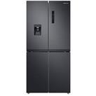 Samsung Rf48A401Eb4/Eu French Style Fridge Freezer With Twin Cooling Plus - E Rated - Gentle Black M