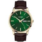 Sekonda Mens Classic Jackson Brown Leather Strap With Green Dial Analogue Watch