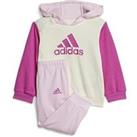 Adidas Sportswear Infant Colorblock Hoodie And Jogger Set - Pink Multi