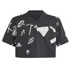 Adidas Sportswear Junior Brand Love Short Sleeve T-Shirt - Black/Multi
