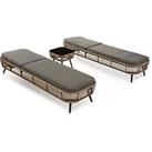 Very Home Set Of 2 Monaco Loungers With Table