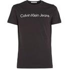 Calvin Klein Jeans Core Institutional Logo Slim T-Shirt - Black