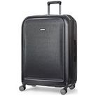 Rock Luggage Austin 8 Wheel Hardshell Pp Medium Suitcase With Tsa Lock -Black