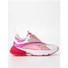Love Moschino Sporty Running Sneakers - Pink Holographic