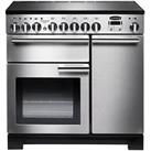 Rangemaster Professional Deluxe Pdl90Eiss/C 90Cm Wide Electric Range Cooker With Induction Hob - Stainless Steel / Chrome - A/A Rated - Rangecooker With Connection
