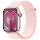 Apple Watch Series 9 (Gps + Cellular), 45Mm Pink Aluminium Case With Light Pink Sport Loop