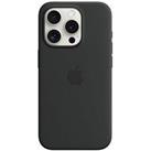 Apple Iphone 15 Pro Silicone Case With Magsafe - Black