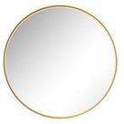 Very Home Abano Large Round Mirror - Gold
