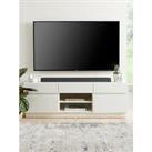 Very Home Croft Tv Unit - White - Fits Up To 50 Inch