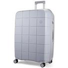 Rock Luggage Pixel 8 Wheel Hardshell Large Suitcase With Tsa Lock -Grey
