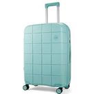 Rock Luggage Pixel 8-Wheel Hardshell Medium Suitcase With Tsa Lock - Pastel Green