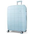 Rock Luggage Pixel 8-Wheel Hardshell Large Suitcase With Tsa Lock - Pastel Blue