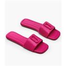 Marc Jacobs The J Marc Leather Sandal - Lipstick Pink