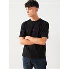 Hugo Dowidom Relaxed Fit T-Shirt - Black