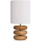 Very Home Wood Stack Table Lamp