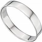 The Love Silver Collection Sterling Silver Mens Square Cut Band Ring