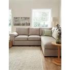 Very Home Eliza Right Hand 3 Seater Fabric Corner Sofa - Fsc Certified