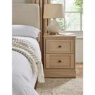 Very Home Darcy 2 Drawer Bedside Chest - Oak