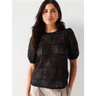 V By Very All Over Crochet Top