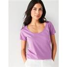 Everyday The Essential Scoop Neck T-Shirt - Lilac