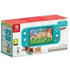 Nintendo Switch Lite Turquoise: Timmy & Tommy'S Edition With Free Animal Crossing New Horizons