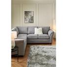 Very Home Dury Chunky Weave Standard Back Corner Group Sofa - Grey - Fsc Certified
