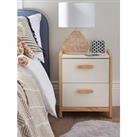 Very Home Pixie Solid Pine Bedside Chest - White - Fsc Certified