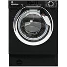 Hoover H-Wash&Dry 300 Lite Hbds495D1Ace Integrated 9Kg / 5Kg Washer Dryer With 1400 Rpm - Black - E Rated - Washer Dryer With Installation