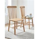 Very Home Pair Of Camborne Dining Chairs - Fsc Certified
