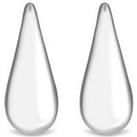 Inicio Sterling Silver Plated Teardrop Earrings With Gift Pouch