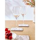 Very Home Flore Set Of 4 Wine Glasses
