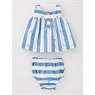 Mini V By Very Baby Girls Smock Dress And Bloomer