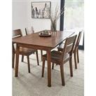 Very Home Misha 160 - 210 Cm Dining Extending Table + 4 Chairs